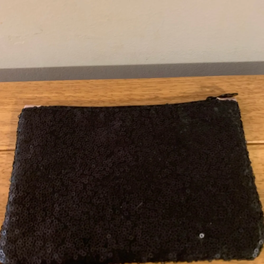 Betty Boop Ipsy Glam Make Up Bag X 2019  Black Sequins